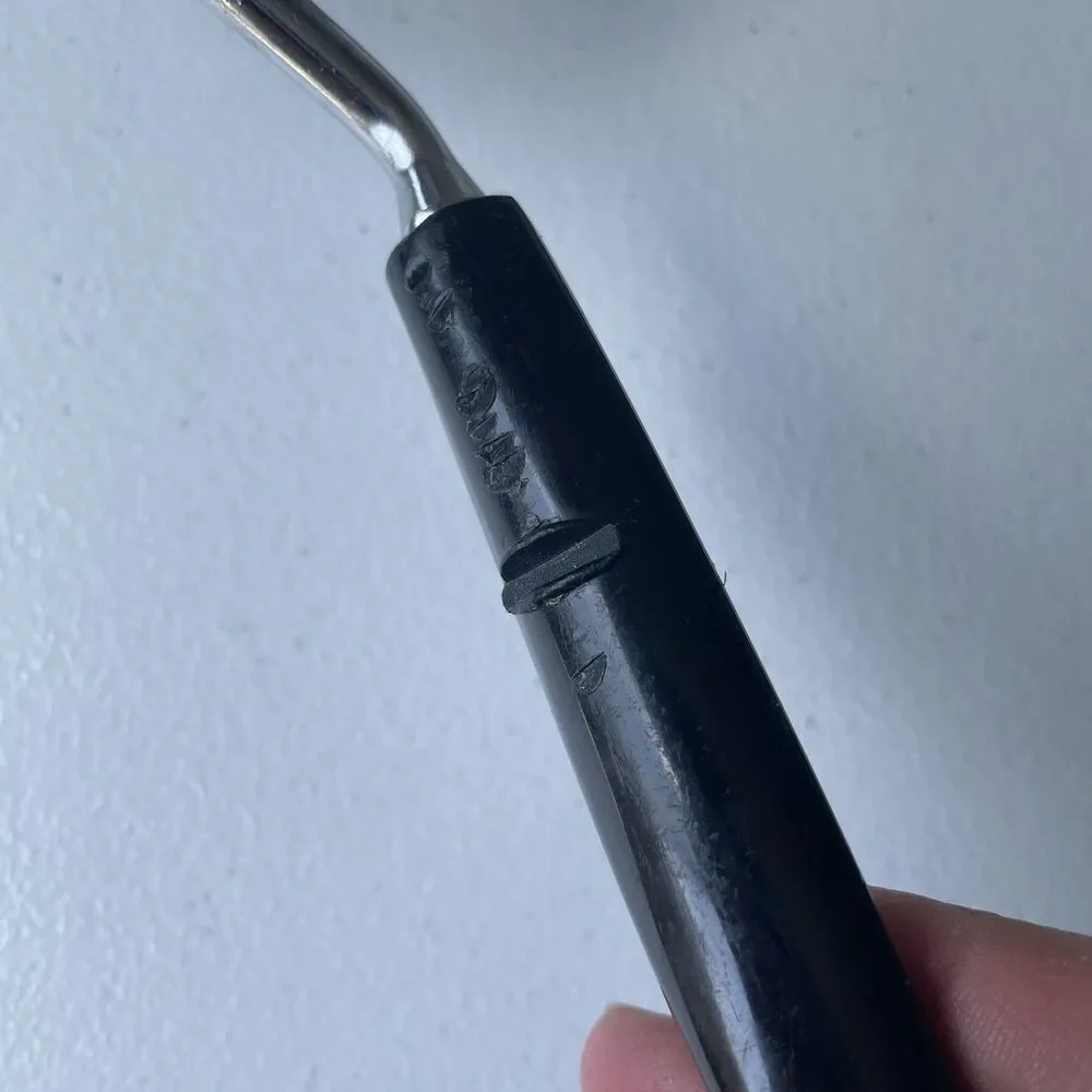 Ekco Vtg. Chromium Plated Spatula Turner Flipper Black USA Cooking Utensil 12.5